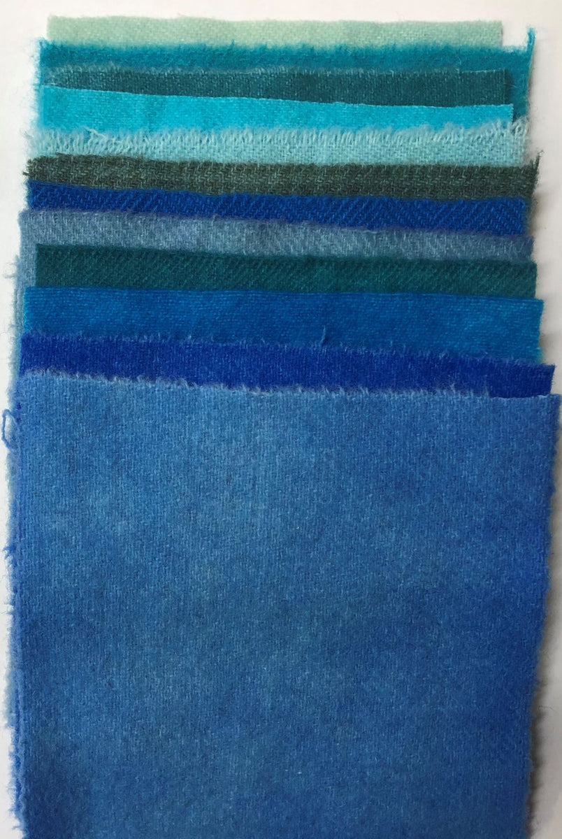 Wool Squares 5" for Wool Applique Barnegat Bay Dyeworks