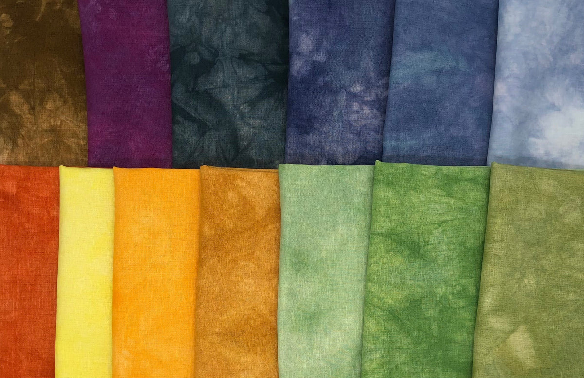 Hand Dyed Linen Barnegat Bay Dyeworks