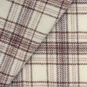 Large tan plaid with brown lines forming the Glen Plaid pattern.