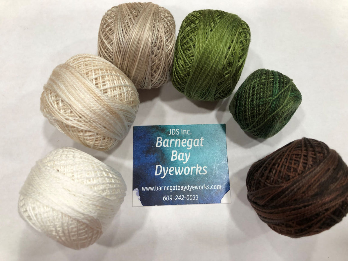 Valdani 12 Pearl Cotton Debbie's Basics Barnegat Bay Dyeworks