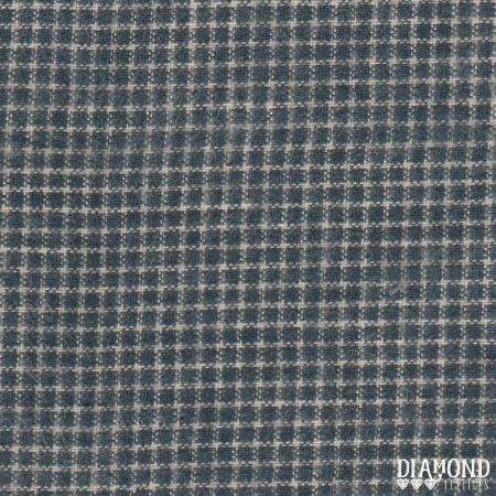 Blue Woven Homespun Chats 2717 Diamond Textiles