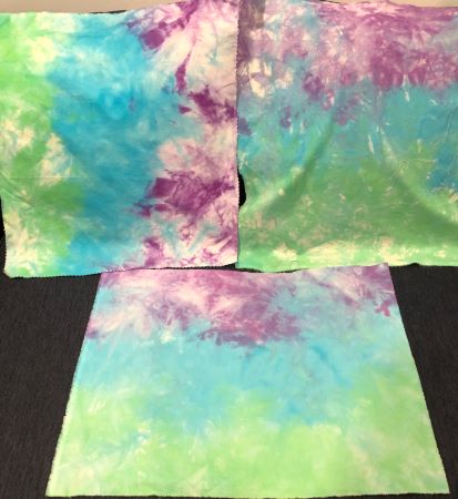 Mermaids Tail Hand Dyed Fabrics