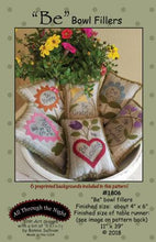 Load image into Gallery viewer, &quot;Be&quot; Bowl Fillers Wool Applique by All Through The Night Designs
