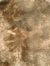 Load image into Gallery viewer, 100% hand dyed cotton fabric in mottled from light to dark browns
