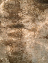 Load image into Gallery viewer, 100% hand dyed cotton fabric in mottled from light to dark browns
