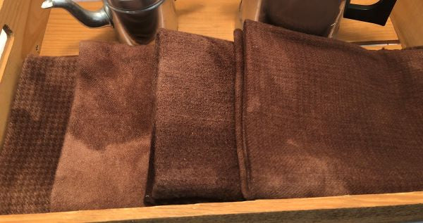 Browns Mottled Hand Dyed Wool Bundle