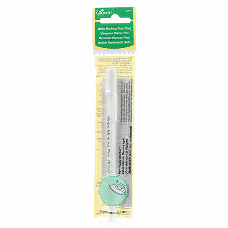 Clover White Marking Pen (Fine) from Clover