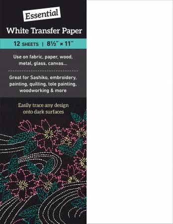 Package cover for white transfer paper