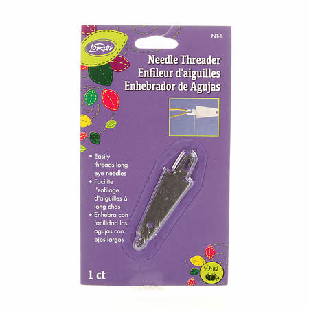 Needle threader for thicker threads