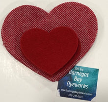 Load image into Gallery viewer, Hearts Die Cut Wool Pieces
