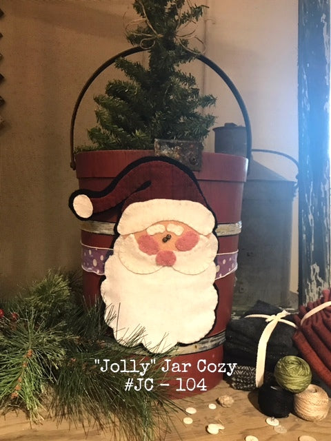Jolly Jar Cozy by As The Crow Flies