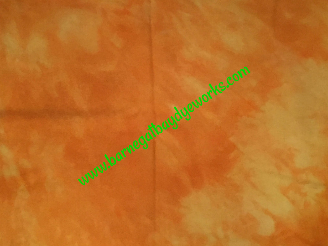 Yellow Mottled Hand Dyed 100% Wool Fat Quarter