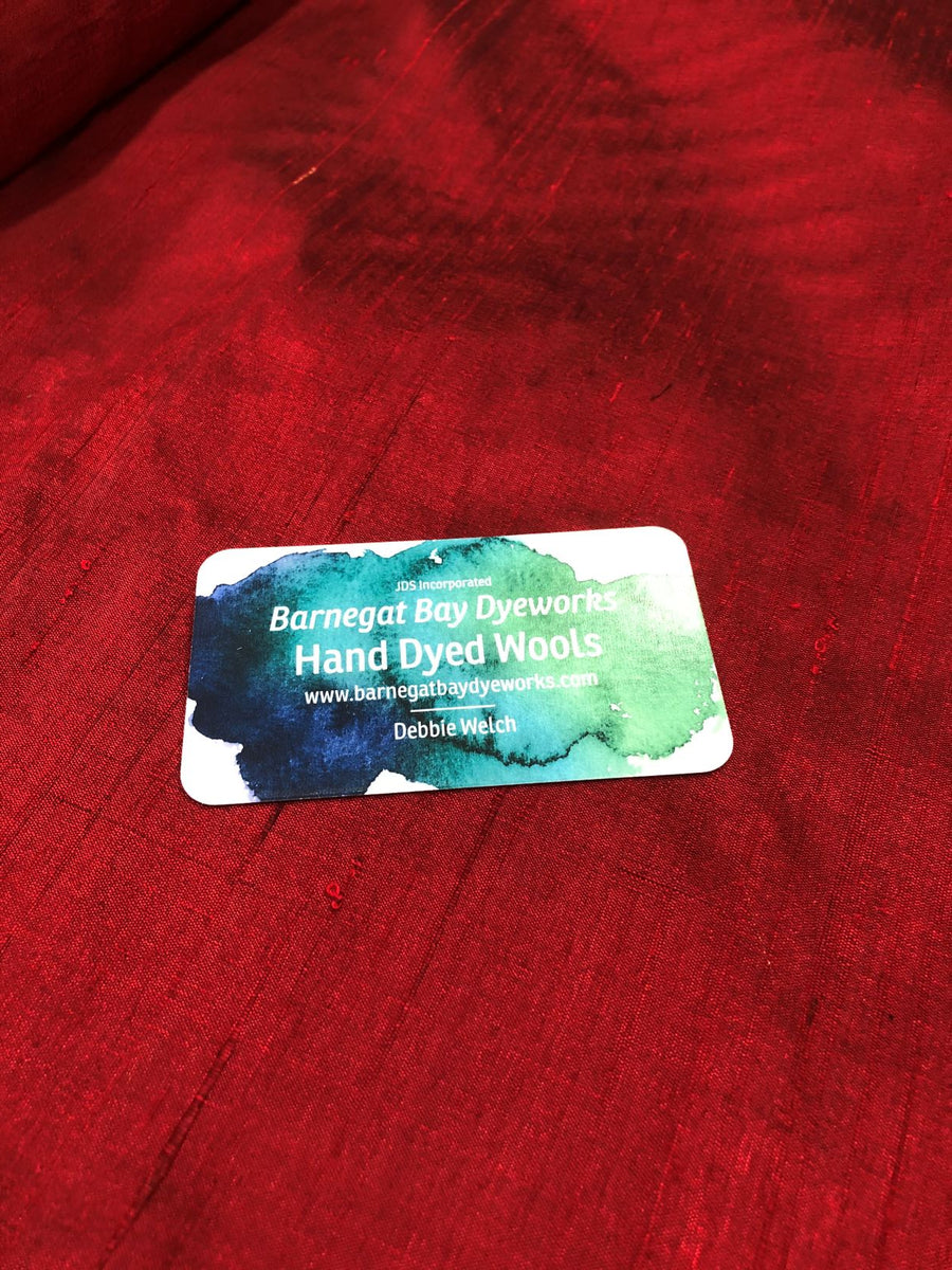 Red Silk Dupioni SALE! Barnegat Bay Dyeworks