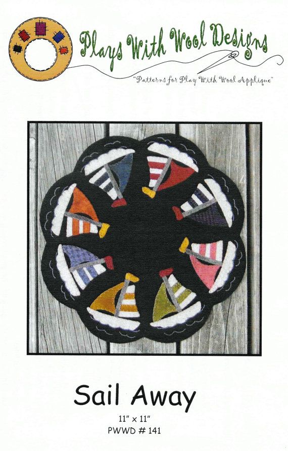 Sail Away Candle Mat by Plays With Wool