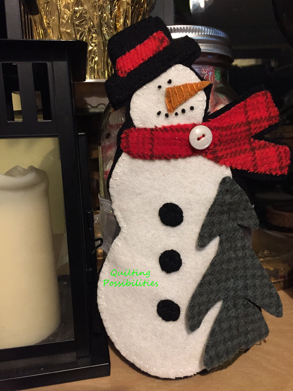 Snowman Jar Cozy Wool Kit As The Crow Flies