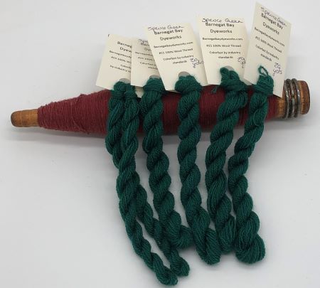Green Spruce #15 Hand Dyed Wool Thread