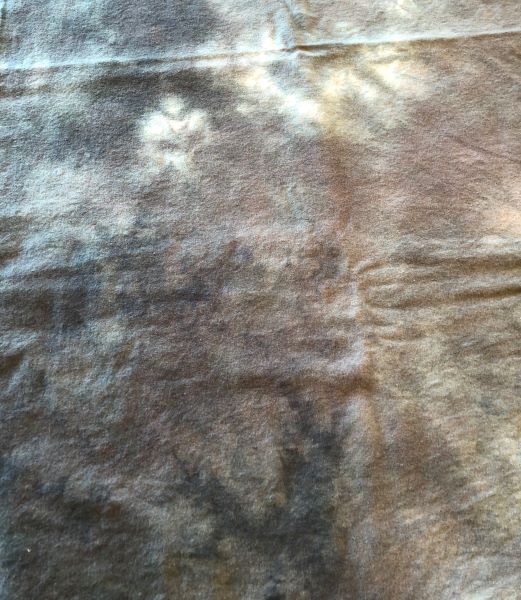 Gray Stormy Hand Dyed Flannel