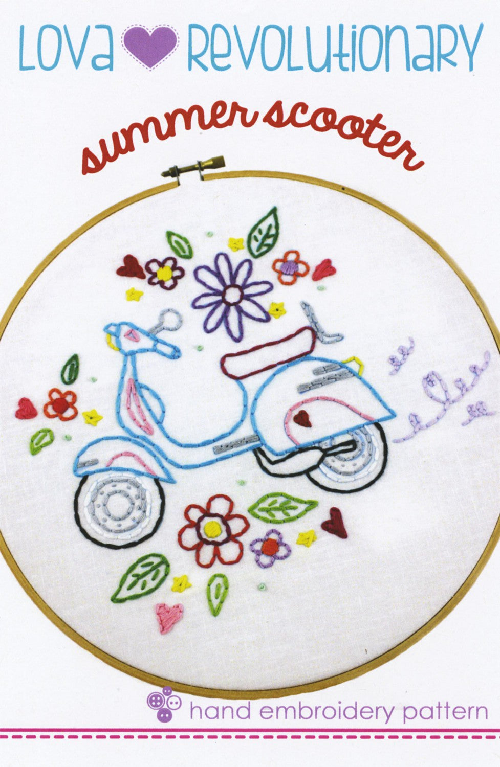 Summer Scooter Embroidery PT Lova Revolutionary