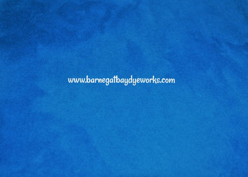 Turquoise Mottled Hand Dyed Wool Fat Quarter