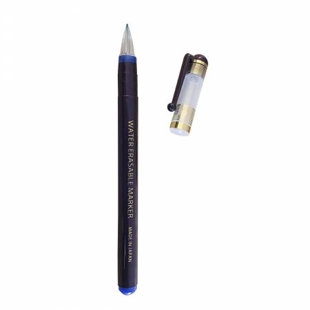 Pen with water erasable blue ink for drawing stitching lines, tracing patterns and more