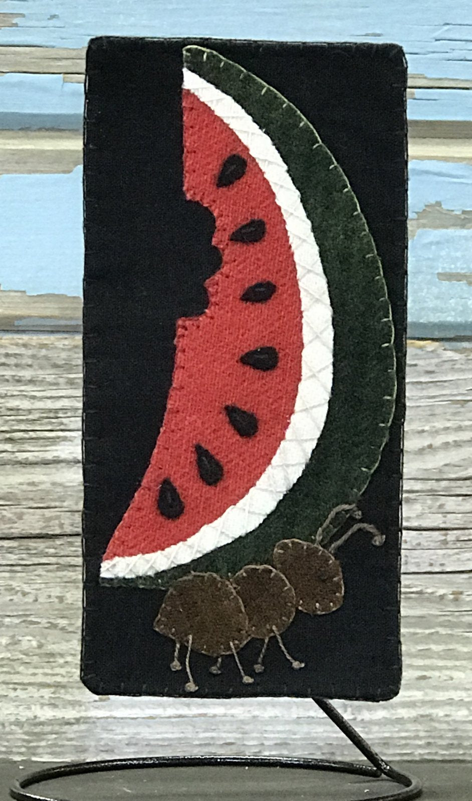 Watermelon Wool Kit by Front Porch Quilts