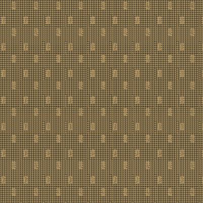 Homespun fabric with brown/black background with rectangular tan nubs